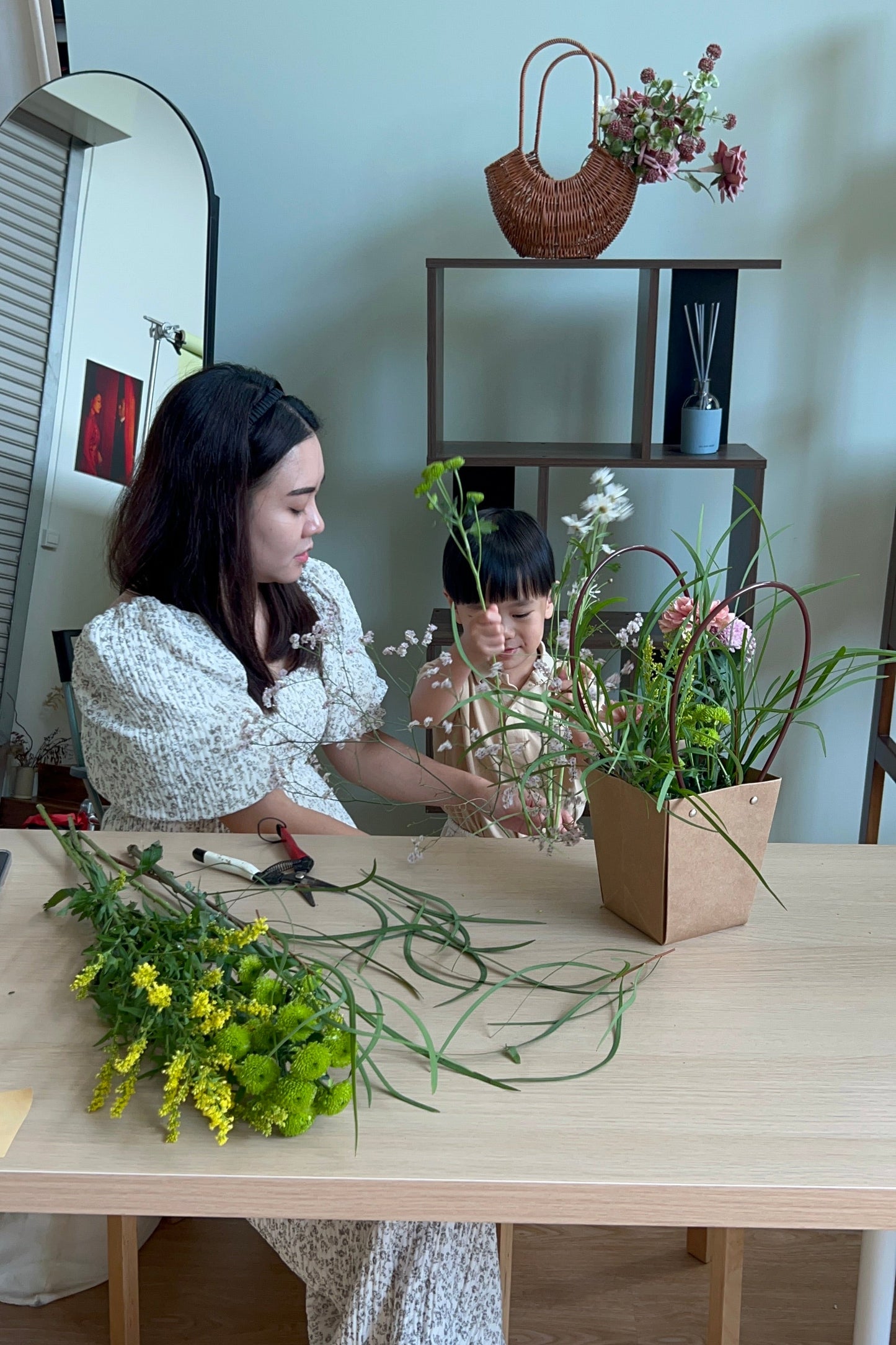 Parent-Child Flower Arrangement Workshop