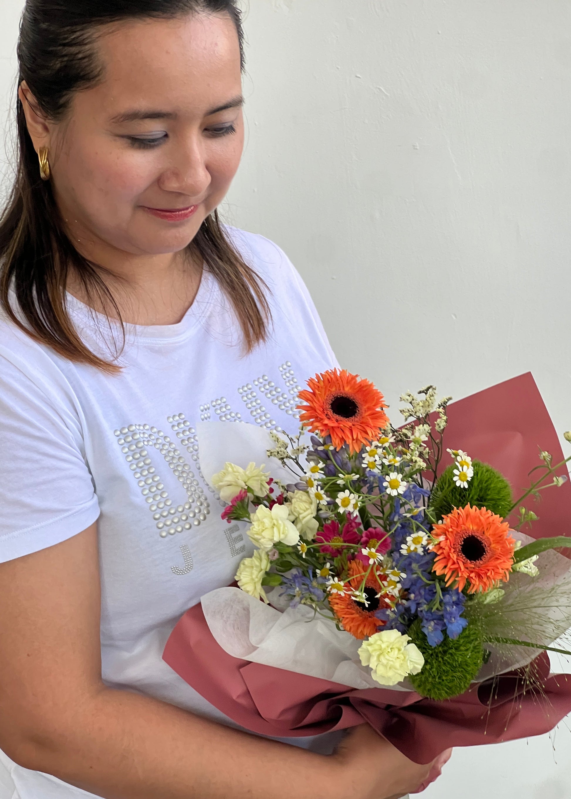 basic bouquet arrangement floral class singapore amytfleur