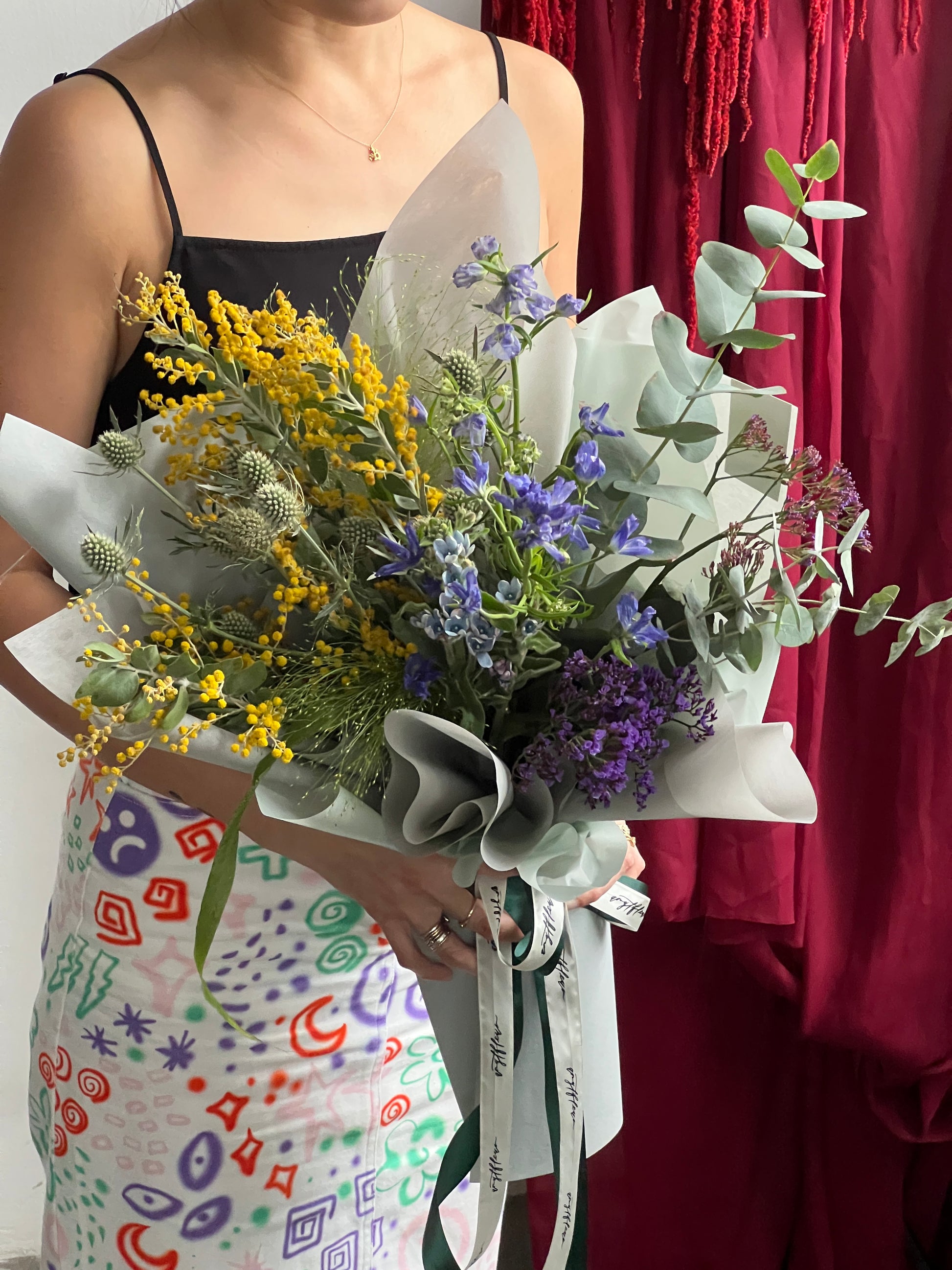 valentine's day 2025 rustic flower bouquet delivery