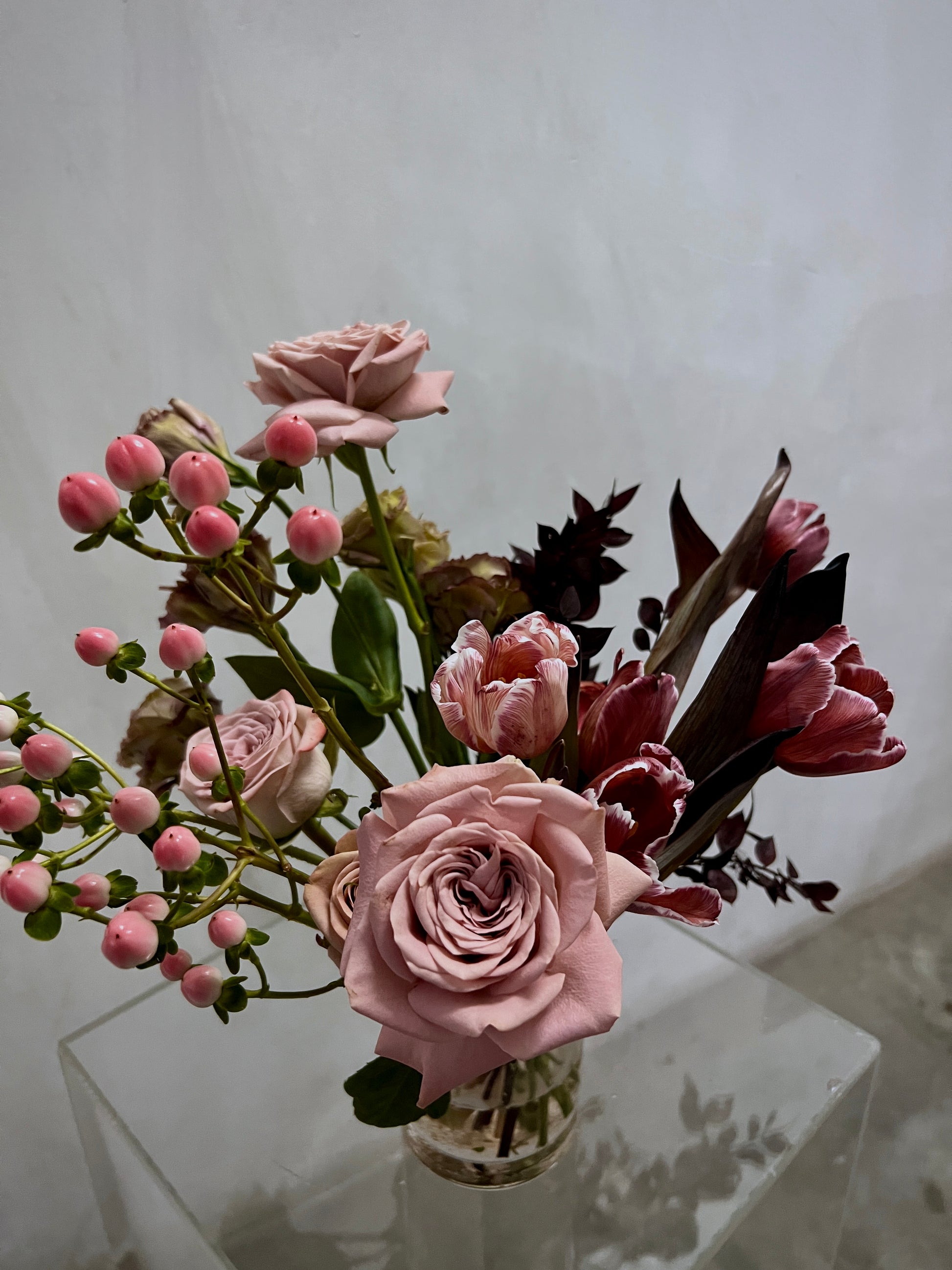 Cappuccino Roses Bouquet | Wrapped Cappuccino Roses | amytfleur
